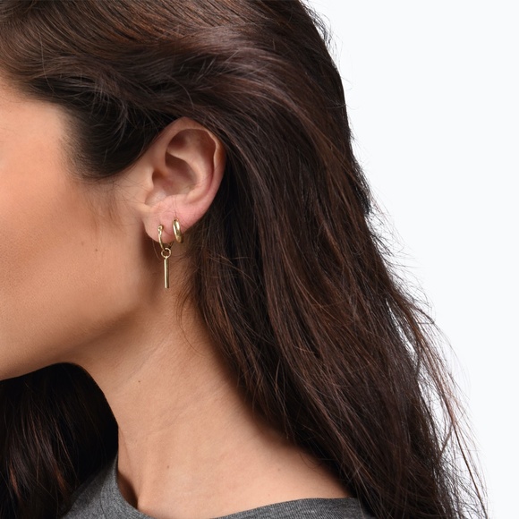 Mejuri Jewelry - Mejuri Balance Hoops, Gold Vermeil